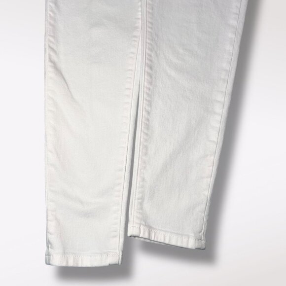 Banana Republic White Skinny Jeans Mid Rise Petite 28 - Picture 6 of 9